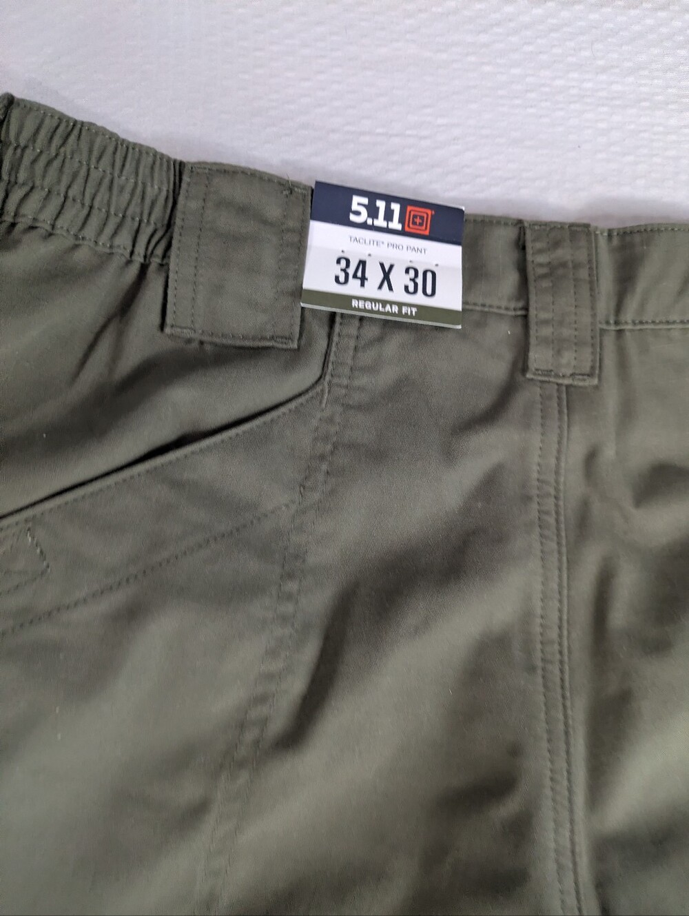 5.11 Men's TACLITE Pro Tactical Pants Style 74273, 30x34 GREEN NEW - Picture 6 of 7